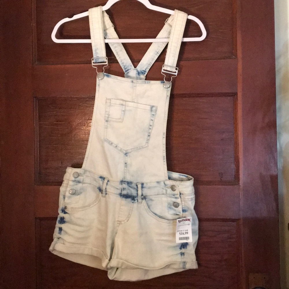 Jean overall shorts